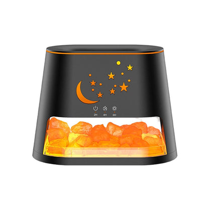 ⏳Nur für kurze Zeit 50 % Rabatt⏰Salt Rock Aroma-Diffusor und Luftbefeuchter mit Flammeneffekt