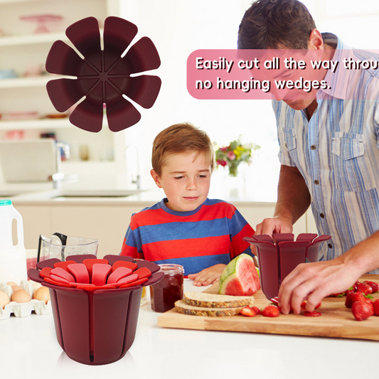 Creative Petal Design Fruit Holder Slicer