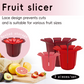 Creative Petal Design Fruit Holder Slicer