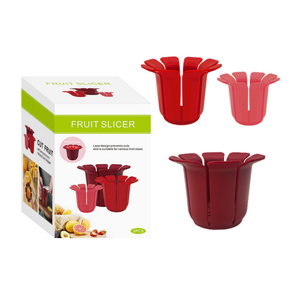 Creative Petal Design Fruit Holder Slicer